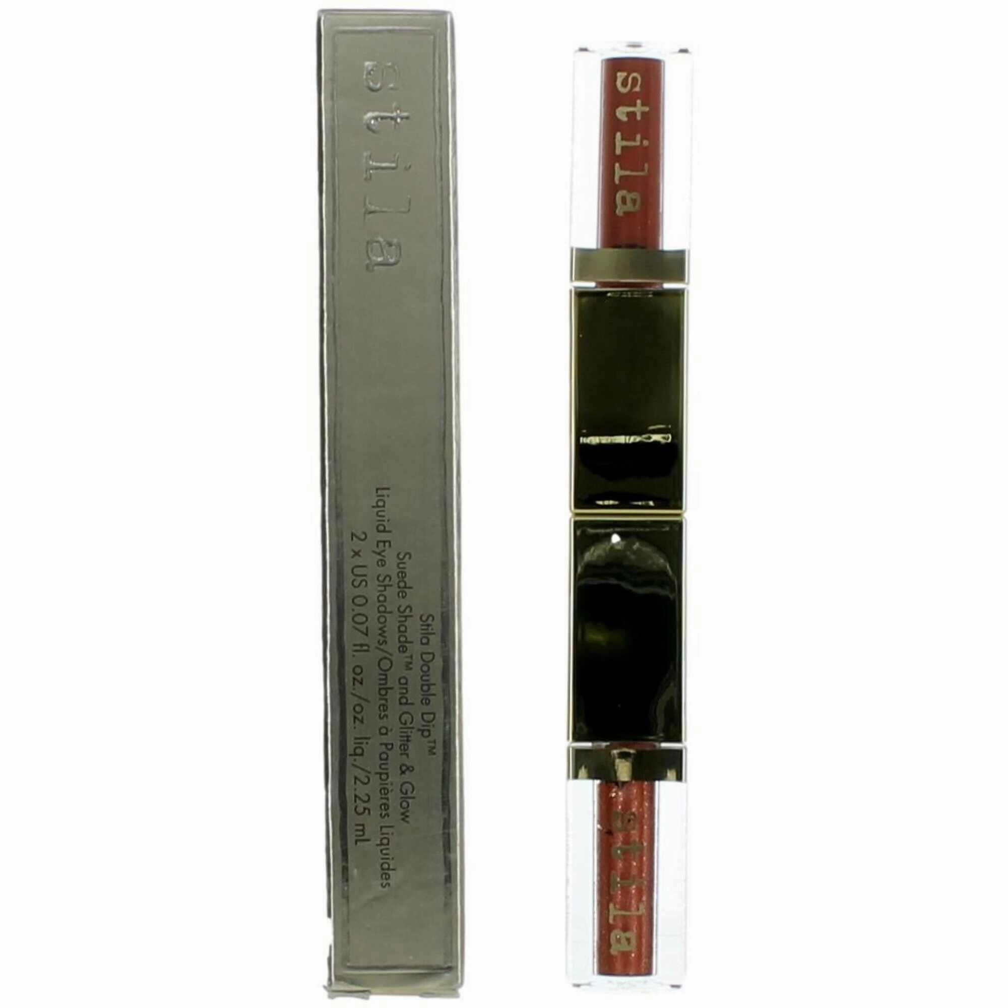 Stila Beauty Women's Liquid Eye Shadows - Double Dip, Hot Tamale, 2 x .07 oz