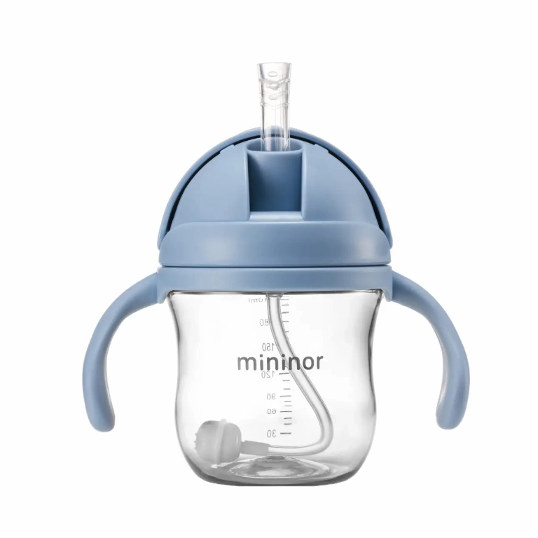 Straw Bottle Tritan 220ml VARIOUS COLOURS