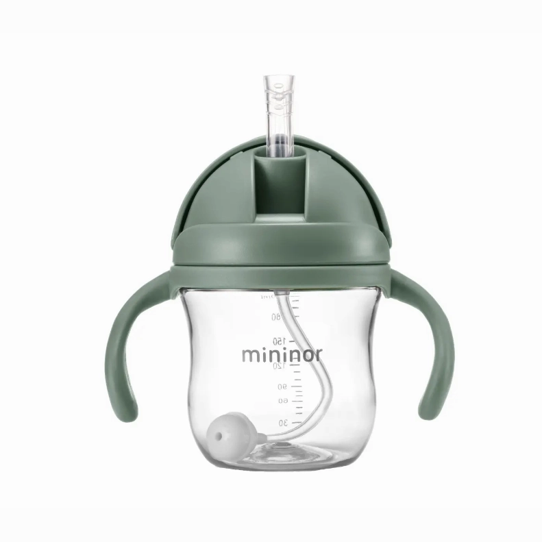 Straw Bottle Tritan 220ml VARIOUS COLOURS