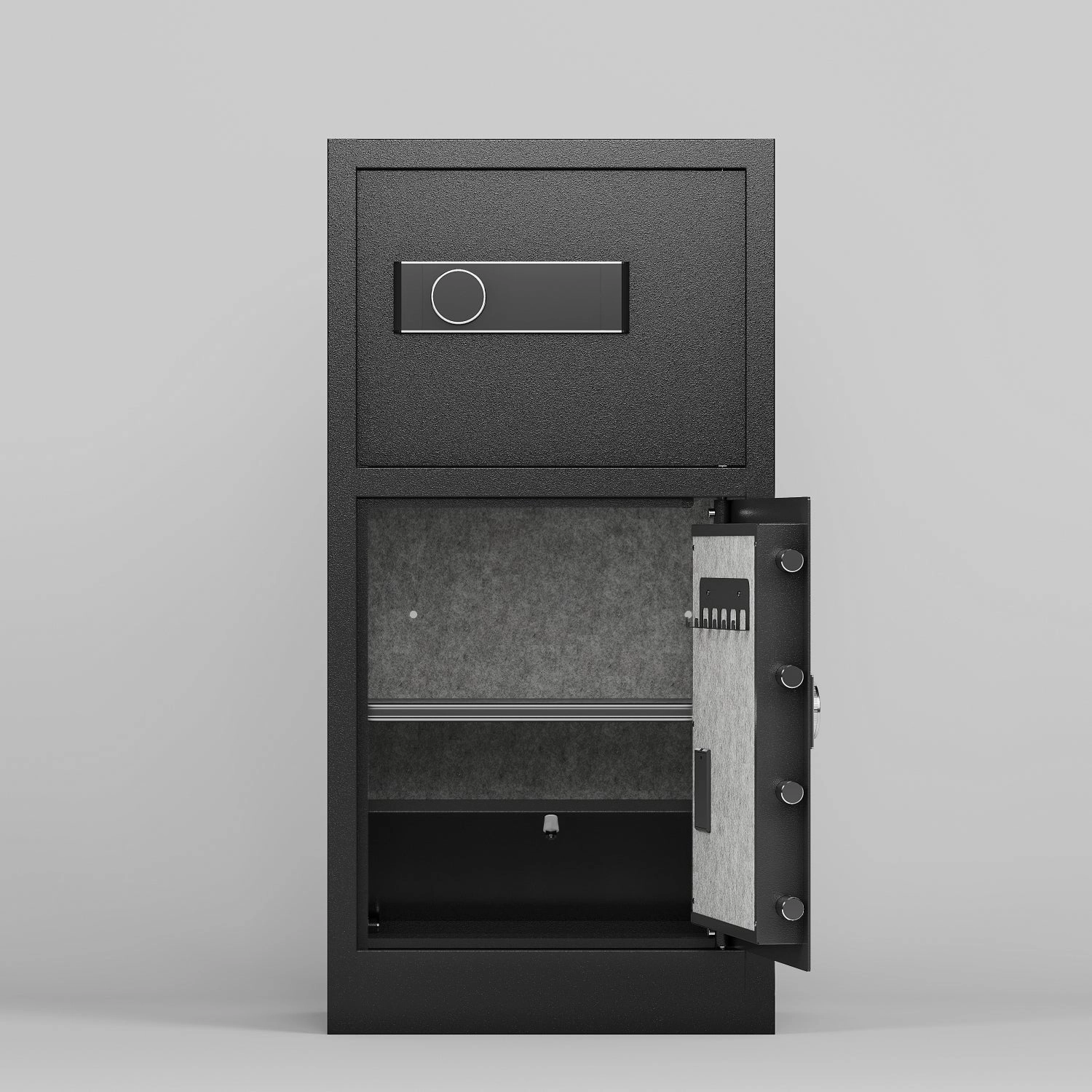 Streamdale Business Coin Slot Safe - Electronic Lock, Keys, 35.4" - Home/Hotel/Office