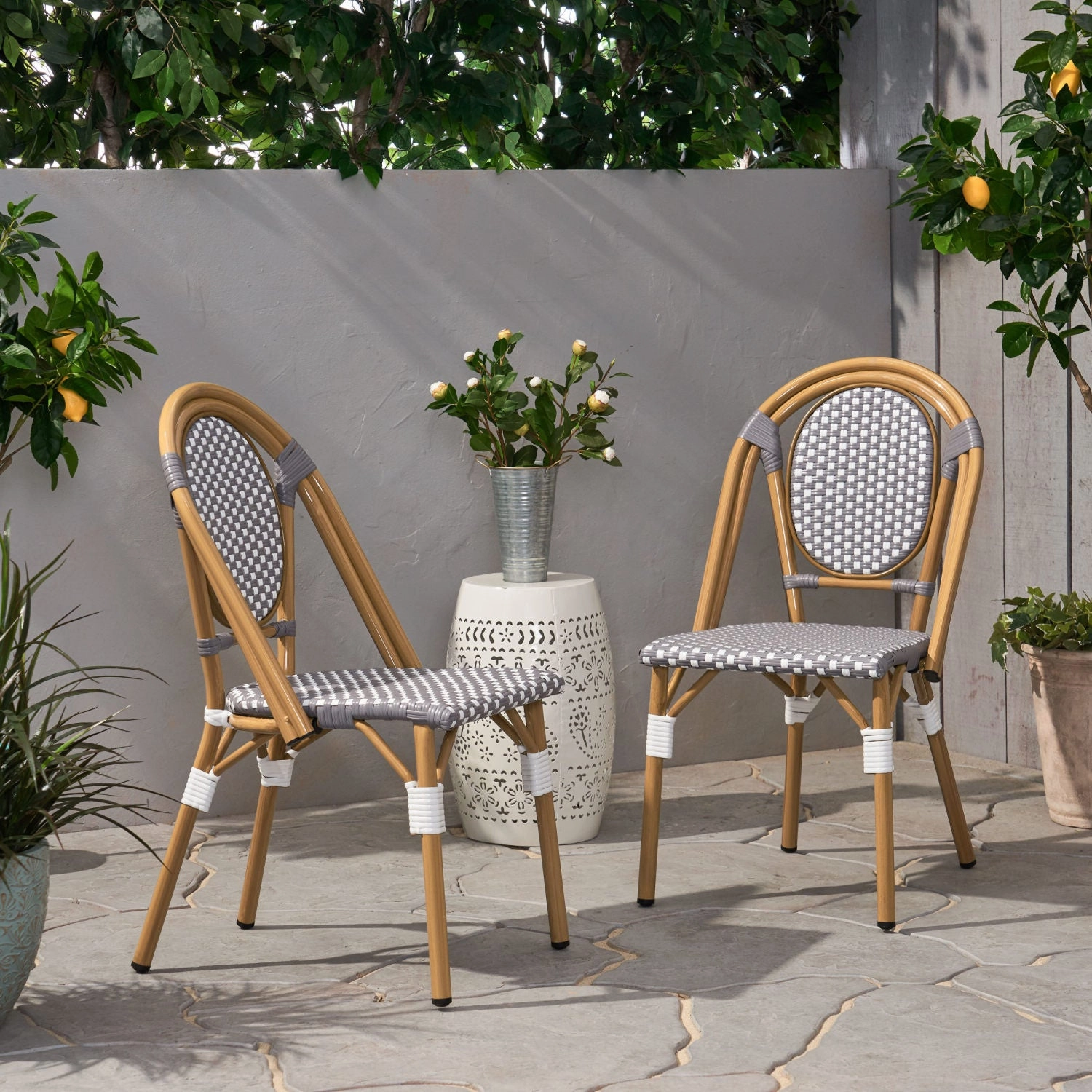 Streamdale Parisian Bistro Chairs - Set of 2