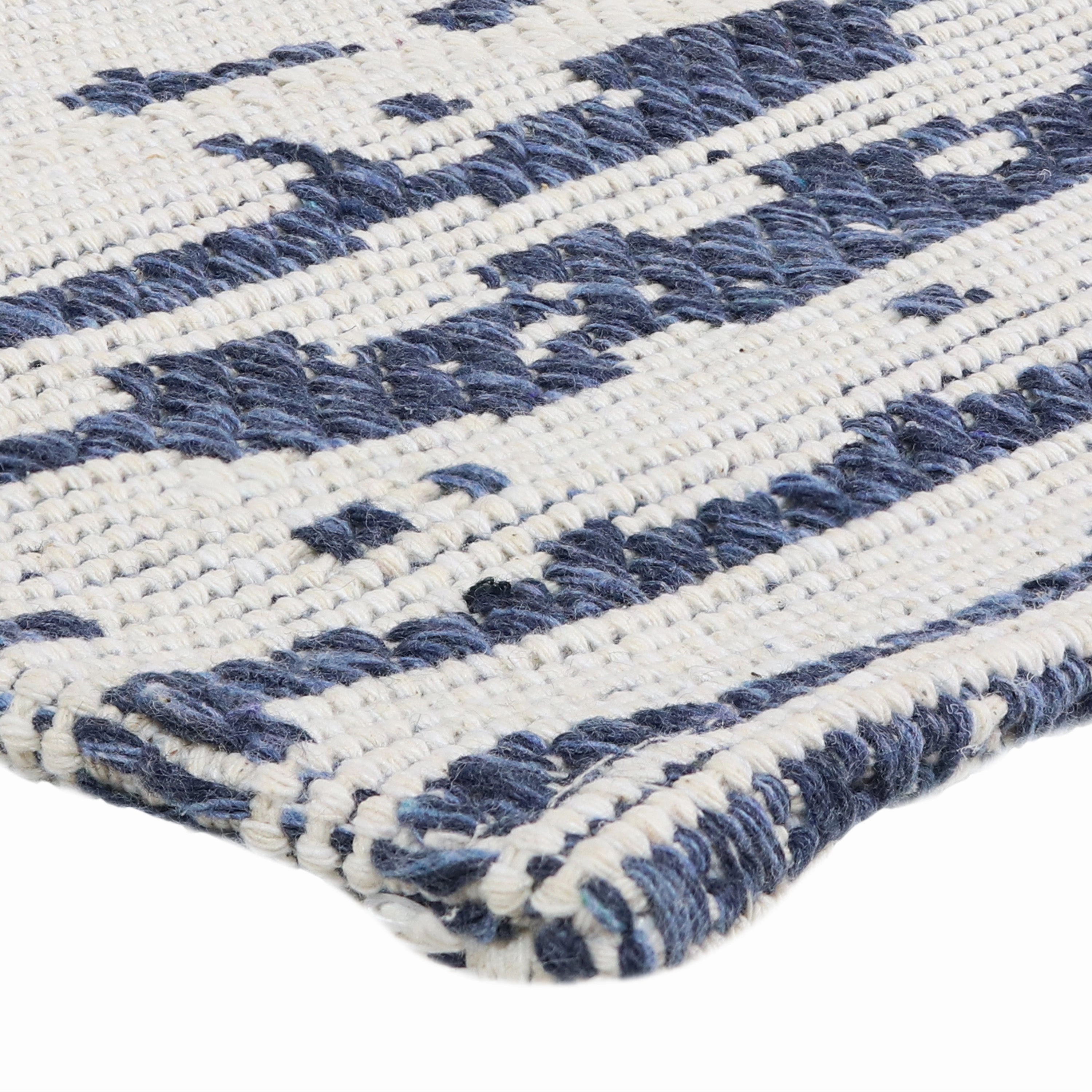 Sunnydaze Allusive Boundaries Indoor Area Rug in Midnight - 8 Ft. x 10 Ft.