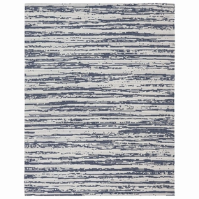 Sunnydaze Allusive Boundaries Indoor Area Rug in Midnight - 8 Ft. x 10 Ft.