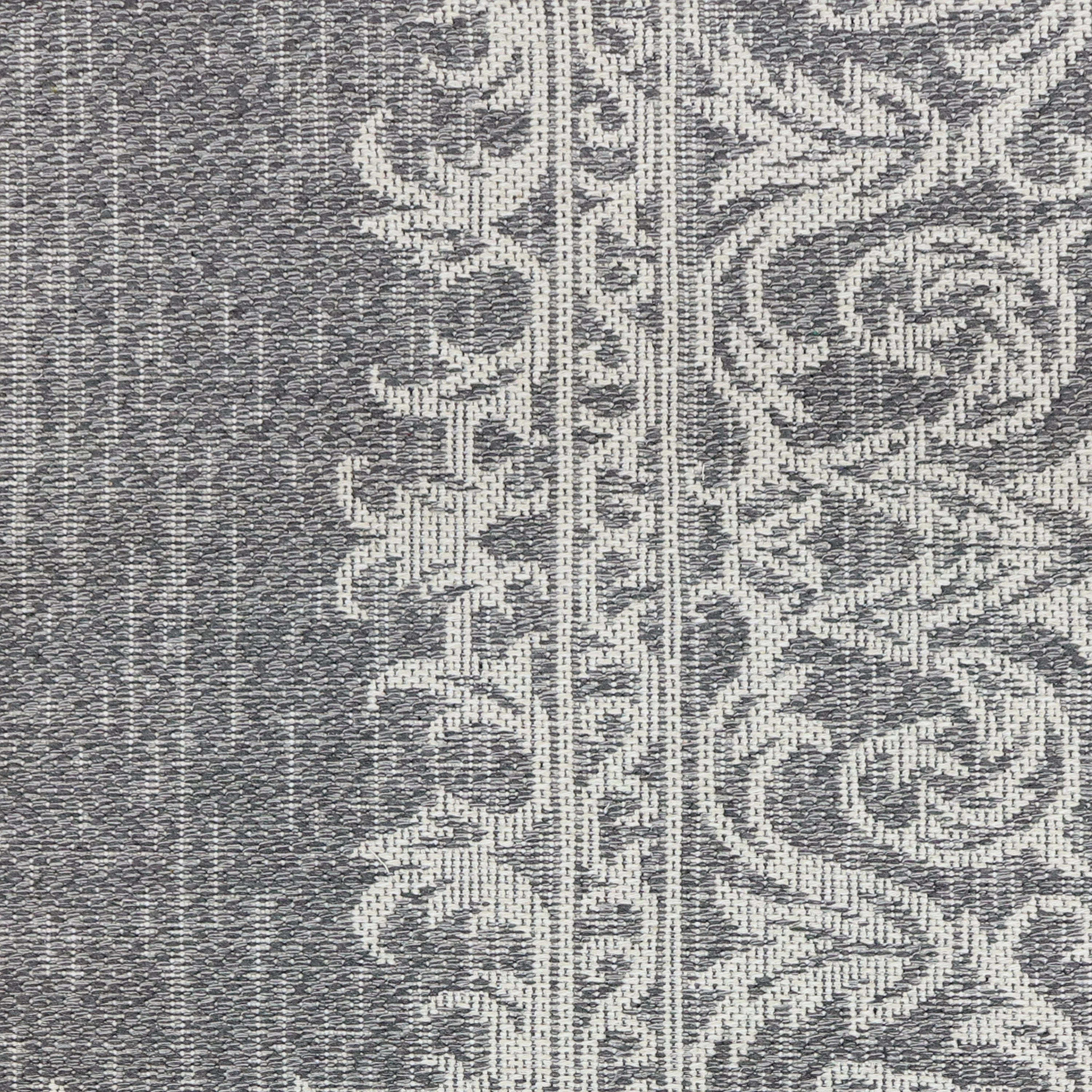 Sunnydaze Parisian Paradise Indoor Area Rug in Ash - 5 Ft. x 7 Ft.