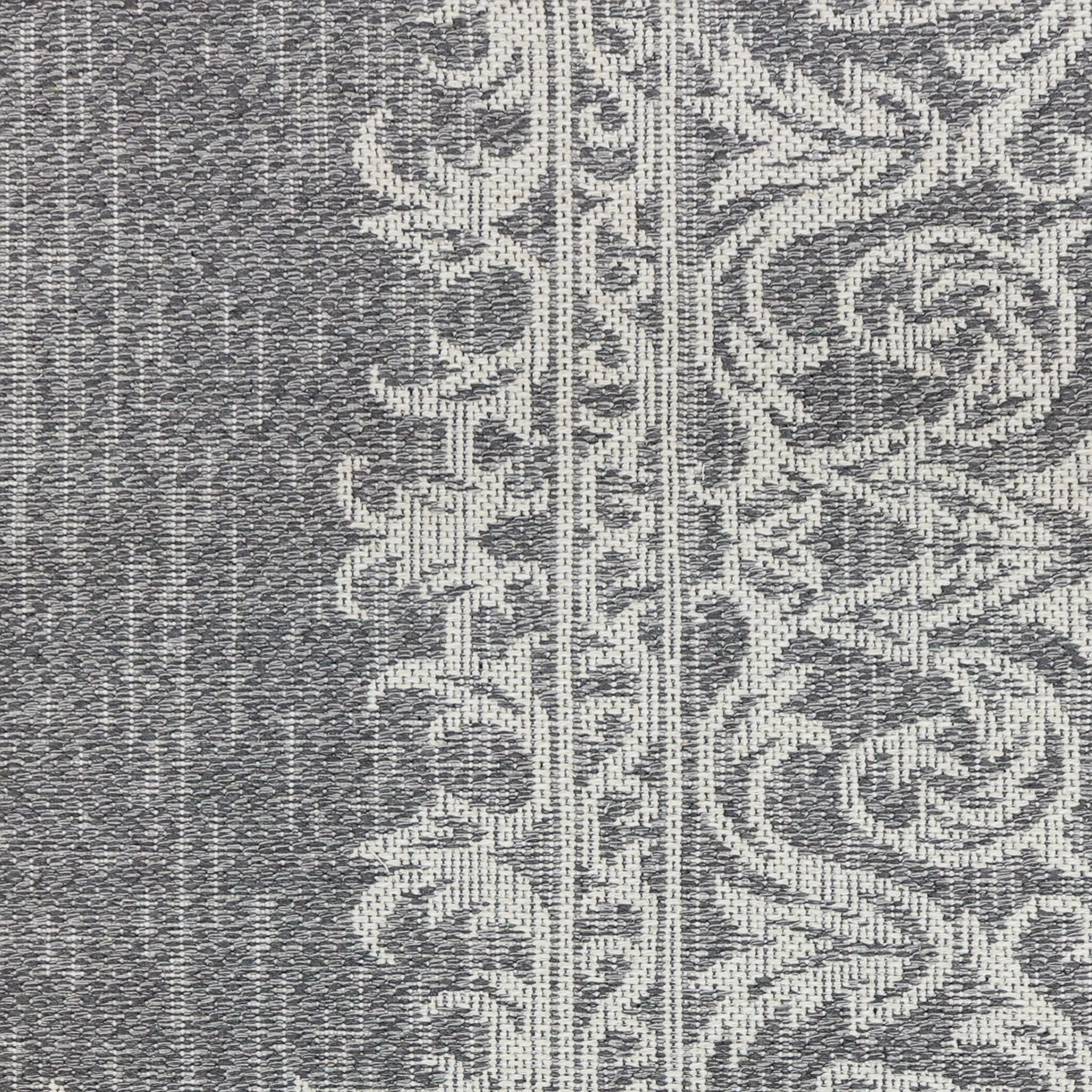 Sunnydaze Parisian Paradize Indoor Area Rug in Ash - 8 Ft. x 10 Ft.