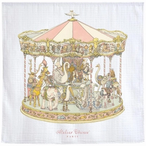 Swaddle - Carousel Pink