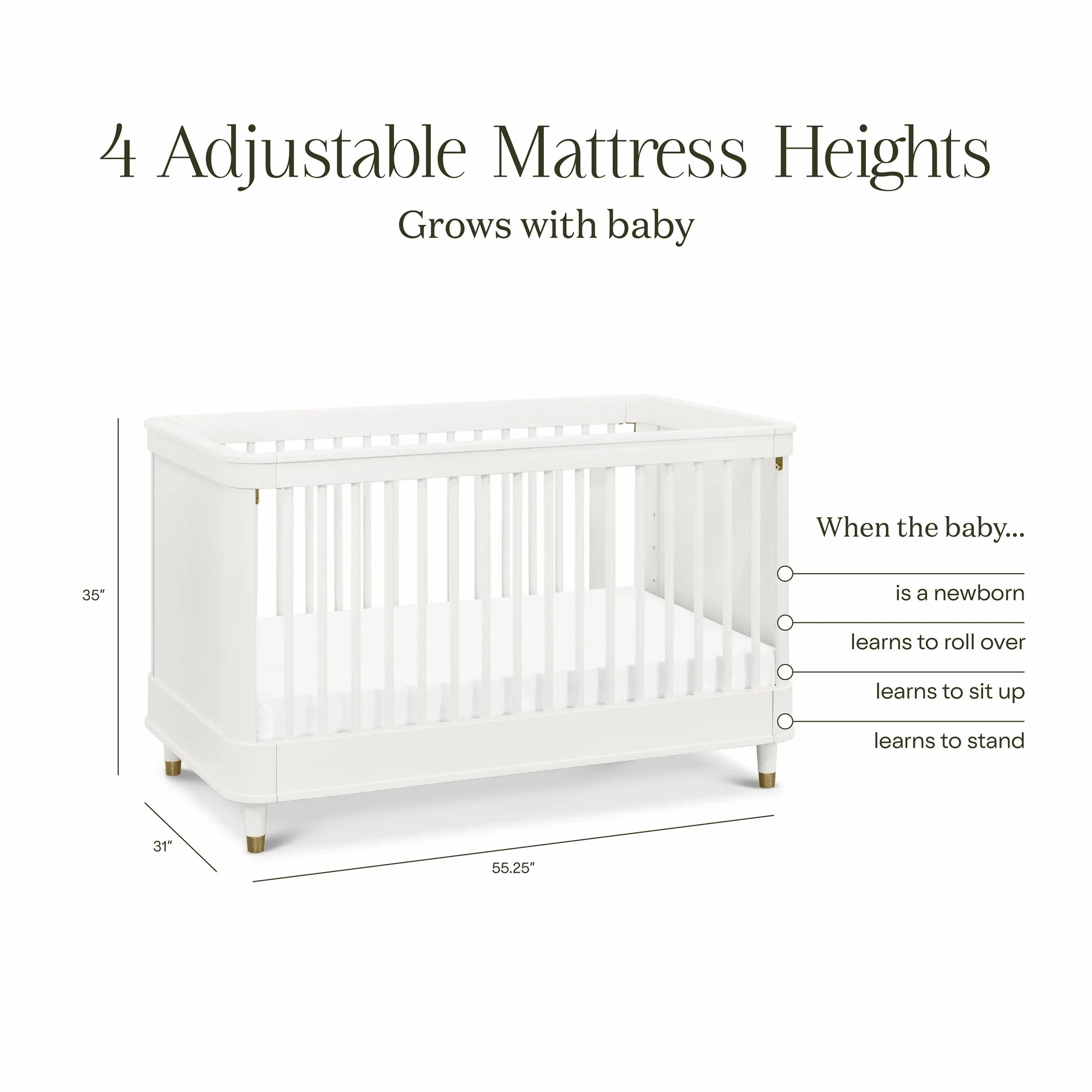 Tanner 3-in-1 Convertible Crib