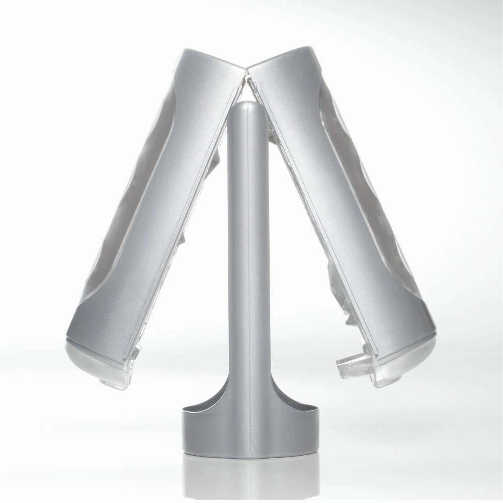 Tenga Flip-Open Hole Masturbator - Silver