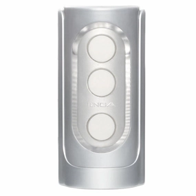 Tenga Flip-Open Hole Masturbator - Silver