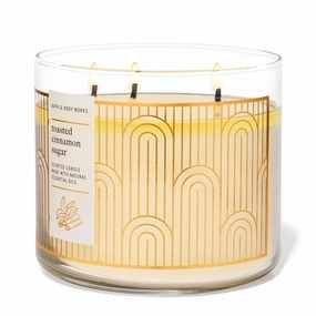 Toasted Cinnamon Sugar by Bath & Body Works 3-Wick Scented Candle