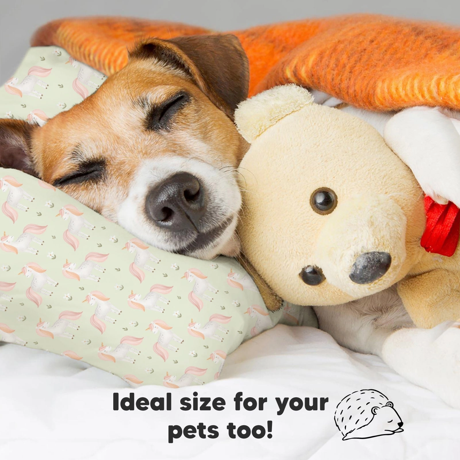 Toddler Pillow with Pillowcase (Grace)