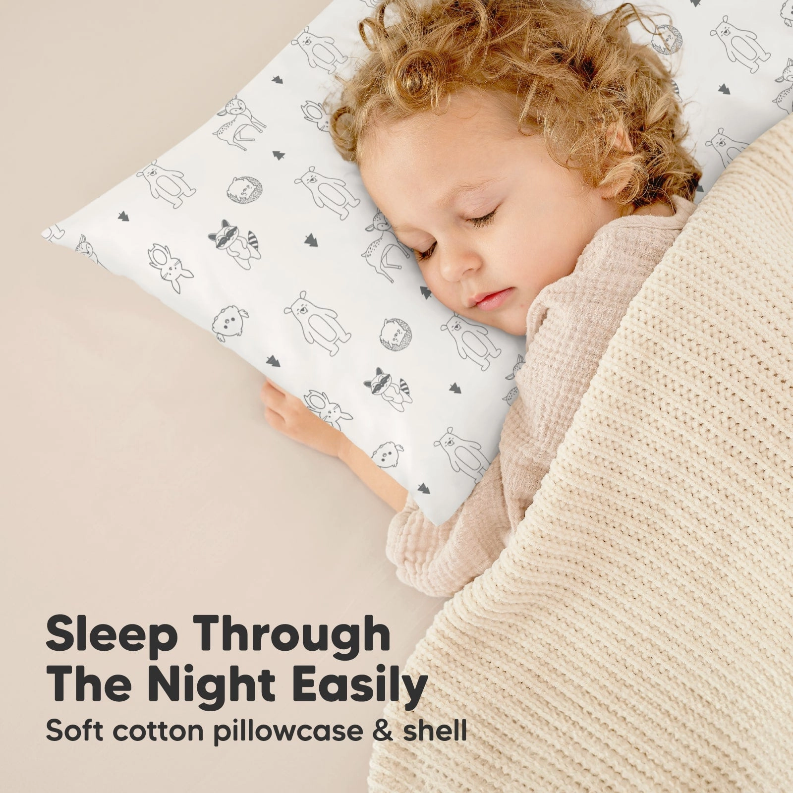 Toddler Pillow with Pillowcase (KeaFriends)