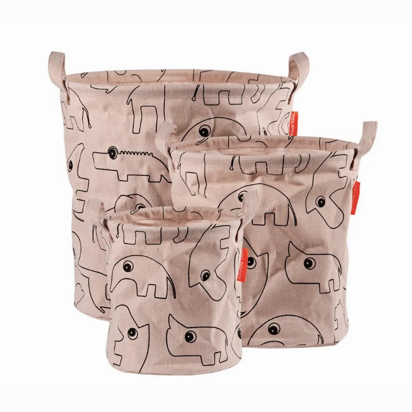 Toy Baskets 3pc VARIOUS COLOURS
