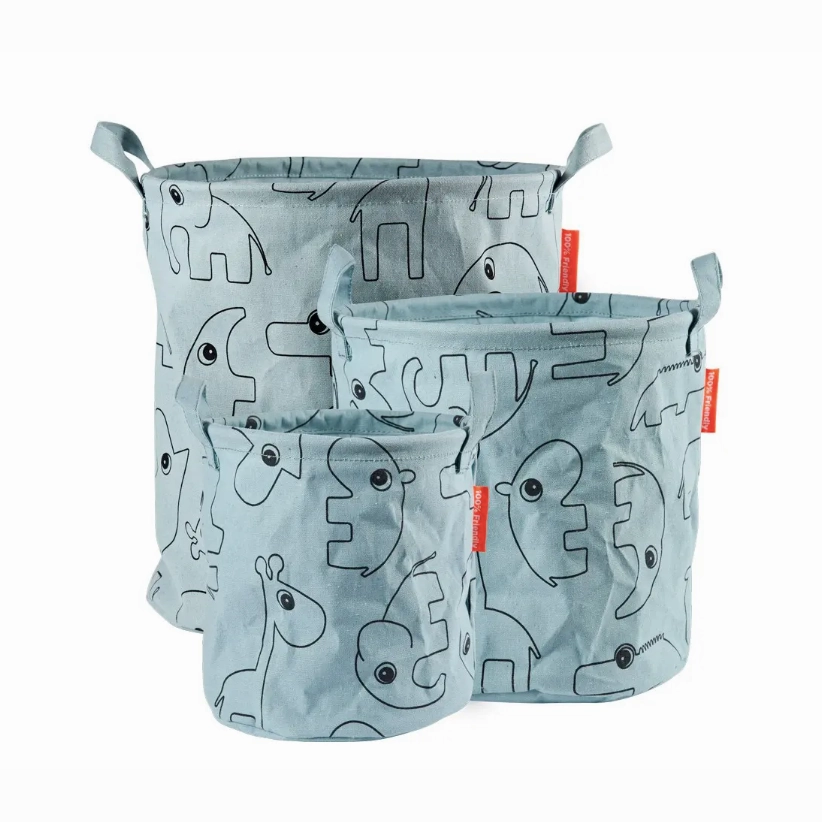 Toy Baskets 3pc VARIOUS COLOURS