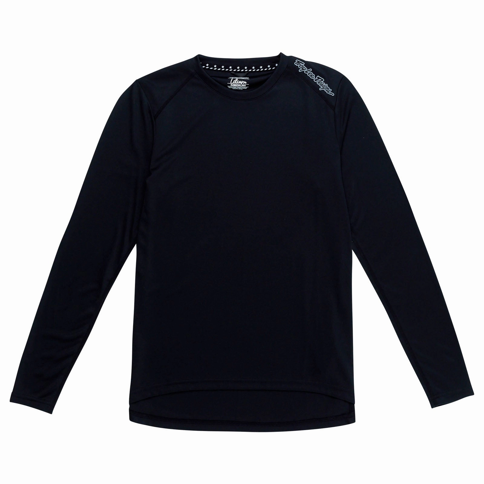 Womens Lilium Long Sleeve Jersey Mono Black