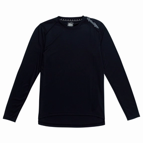 Womens Lilium Long Sleeve Jersey Mono Black