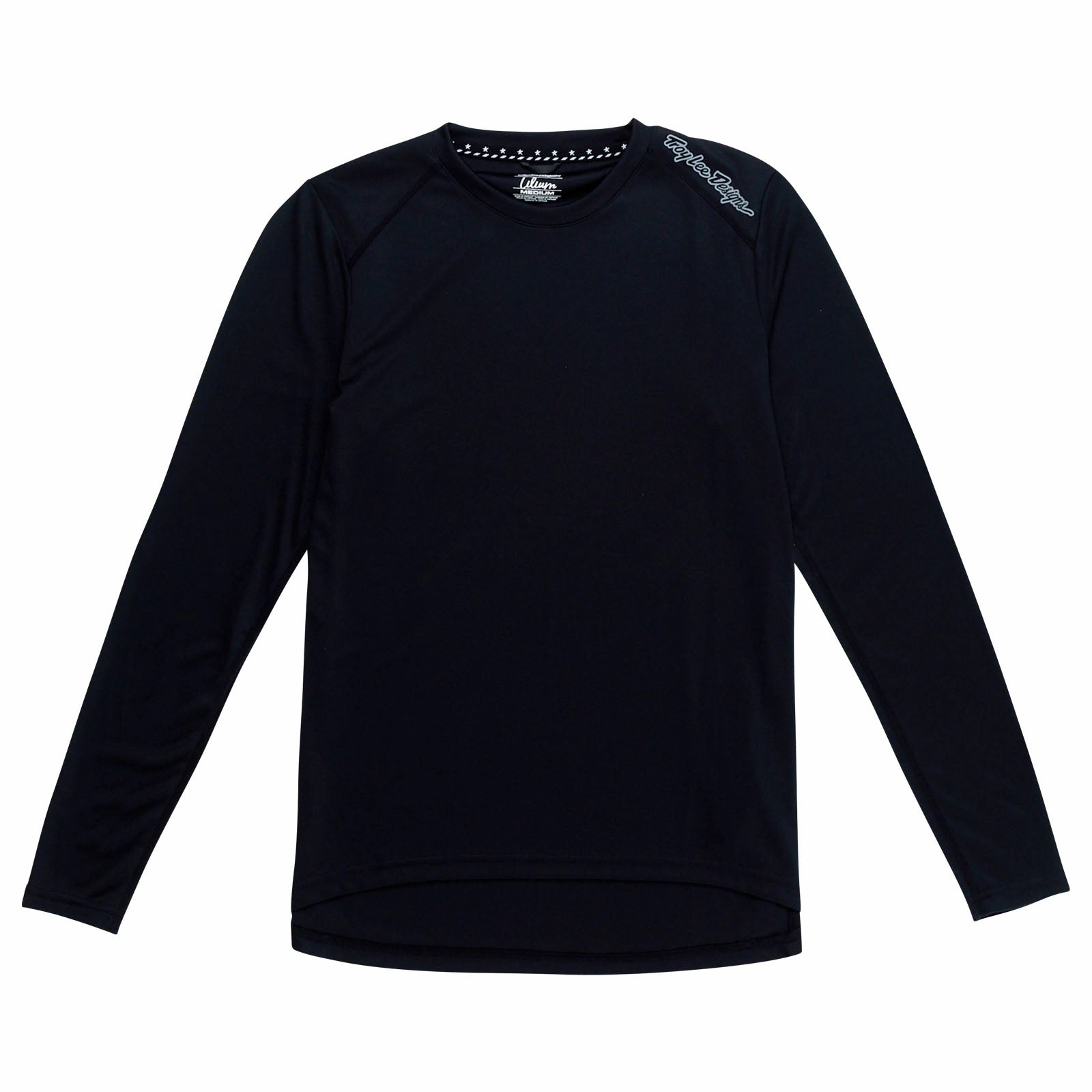 Womens Lilium Long Sleeve Jersey Mono Black