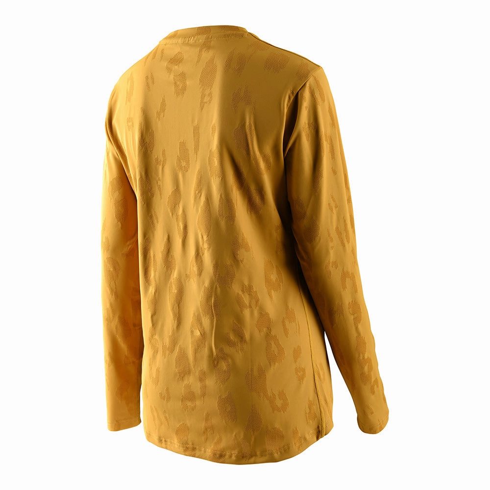 Womens Lilium LS Jersey Jacquard Honey