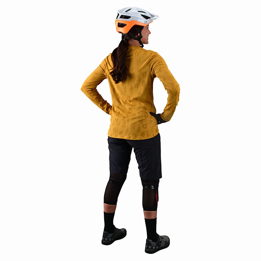 Womens Lilium LS Jersey Jacquard Honey