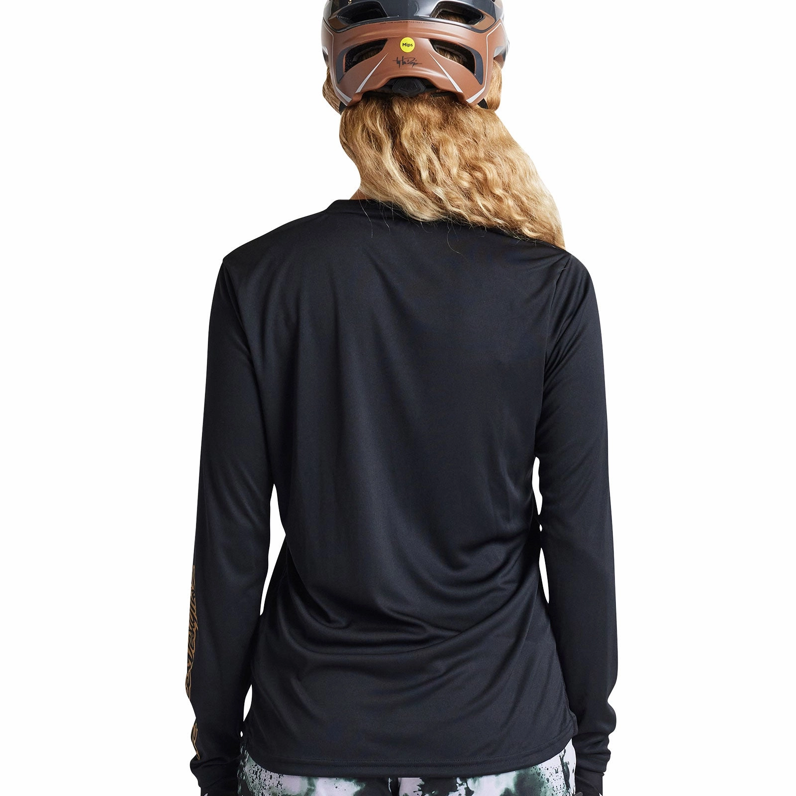 Womens Lilium LS Jersey Solid Black