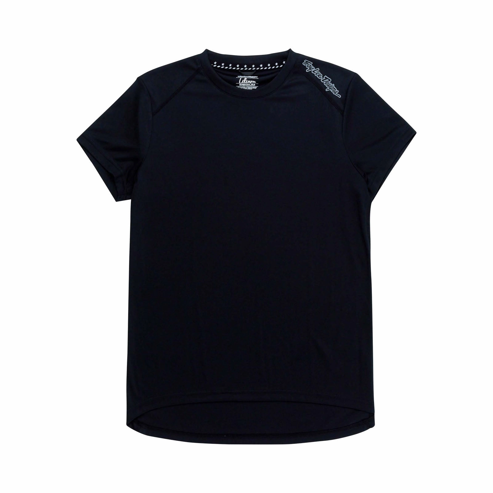 Womens Lilium Short Sleeve Jersey Mono Black