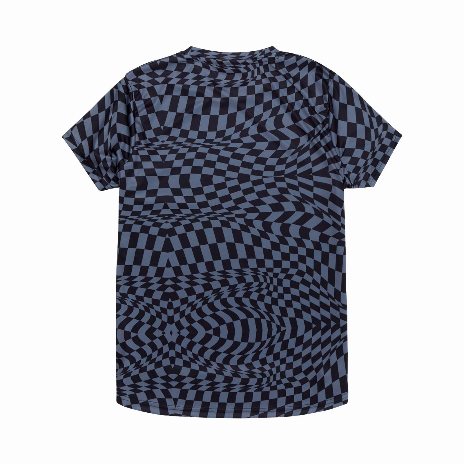 Womens Lilium Short Sleeve Jersey Twisted Checkers Black