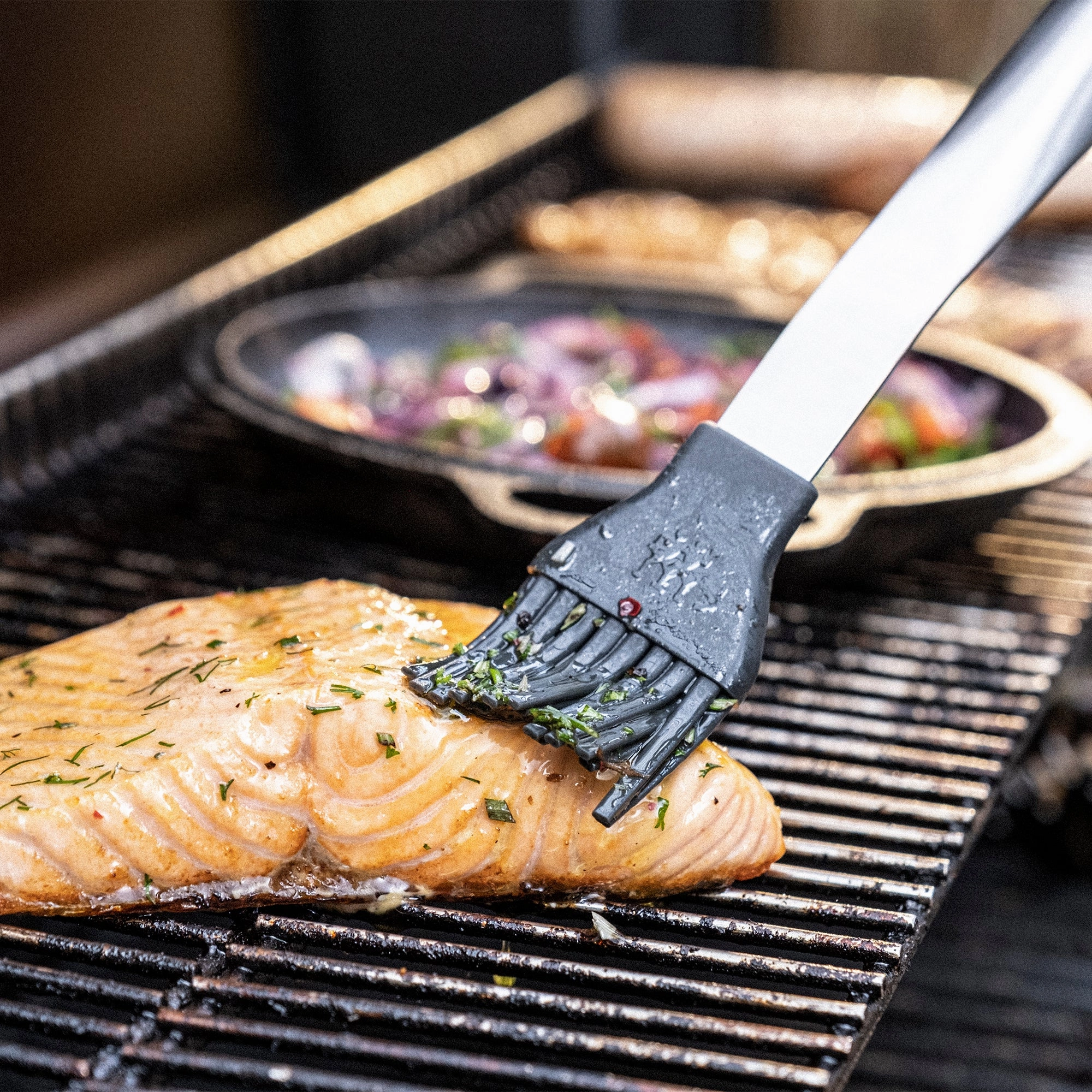 ZWILLING BBQ  16-inch Silicone Basting Brush with Stainless Steel Handle