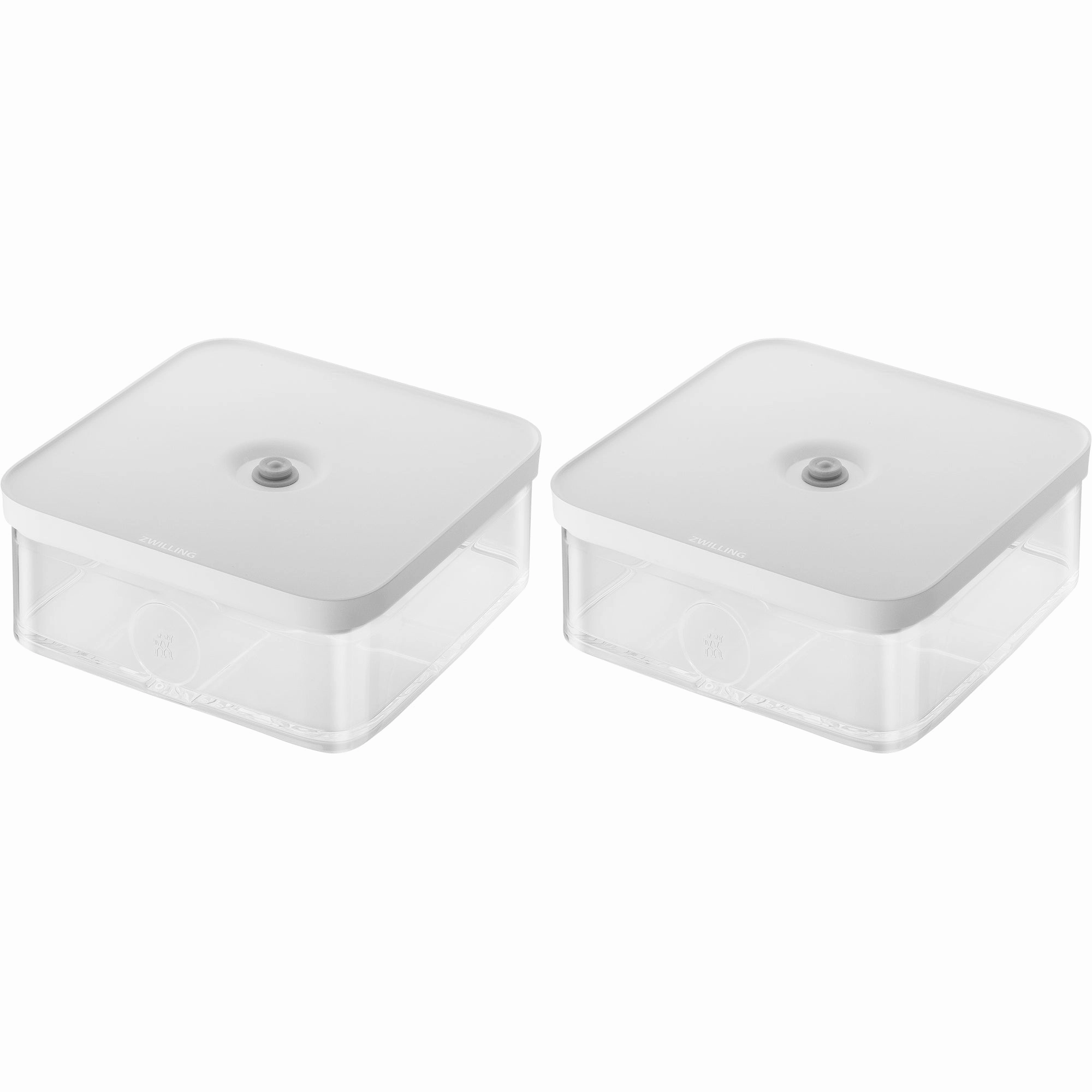 ZWILLING Fresh & Save Cube Box, Plastic, Airtight Dry Food Storage Container, 2-pc Large Cube Set, 1.7-qt